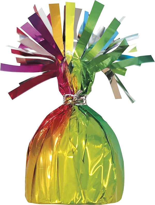 Rainbow Balloon Weight - Unique Party Foil Decor UNI49369